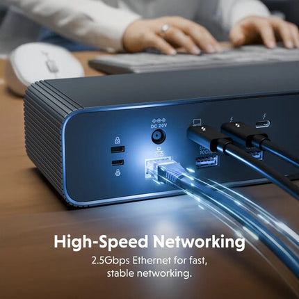HYPER HyperDrive Next Dock Thunderbolt 5 140W 120Gbps 8K USB-A
