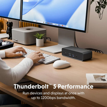 HYPER HyperDrive Next Dock Thunderbolt 5 140W 120Gbps 8K USB-A