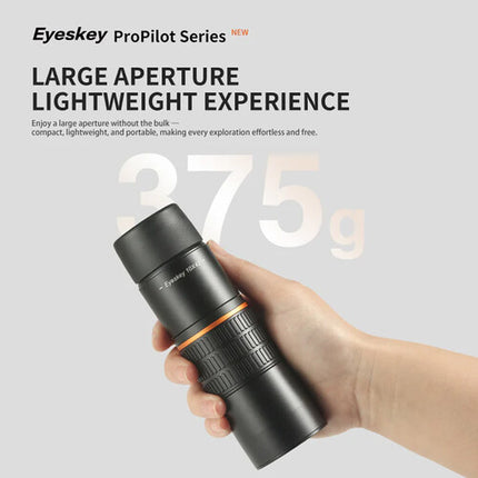Eyeskey Optics 10x42 ProPilot APO EM Monocular con prisma BAK4 y campo de 340'
