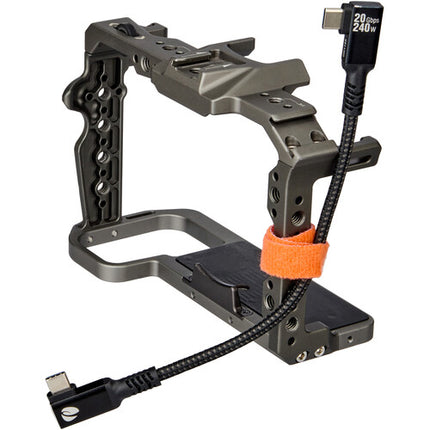 Pearstone Align Series Cable USB4 ángulo derecho 8.5 pulgadas 20 Gb/s 240W