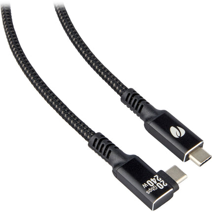 Pearstone Align Series Cable USB4 20 Gb/s USB-C 30 cm ángulo recto