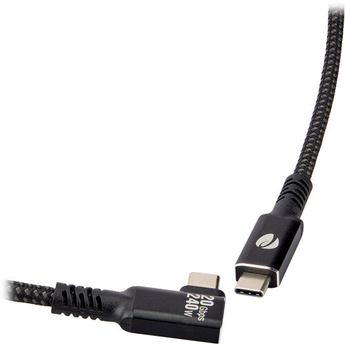Pearstone Align Series Cable USB4 8.5" Usb-c Recto a Ángulo Derecho 20 Gb/s 240W