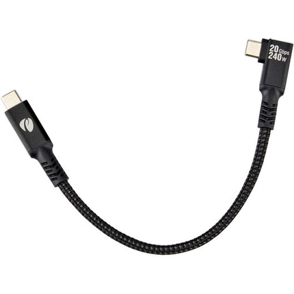 Pearstone Align Series Cable USB4 8.5" Usb-c Recto a Ángulo Derecho 20 Gb/s 240W
