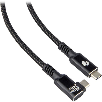 Pearstone Align Series Cable USB4 8.5" Usb-c Recto a Ángulo Derecho 20 Gb/s 240W