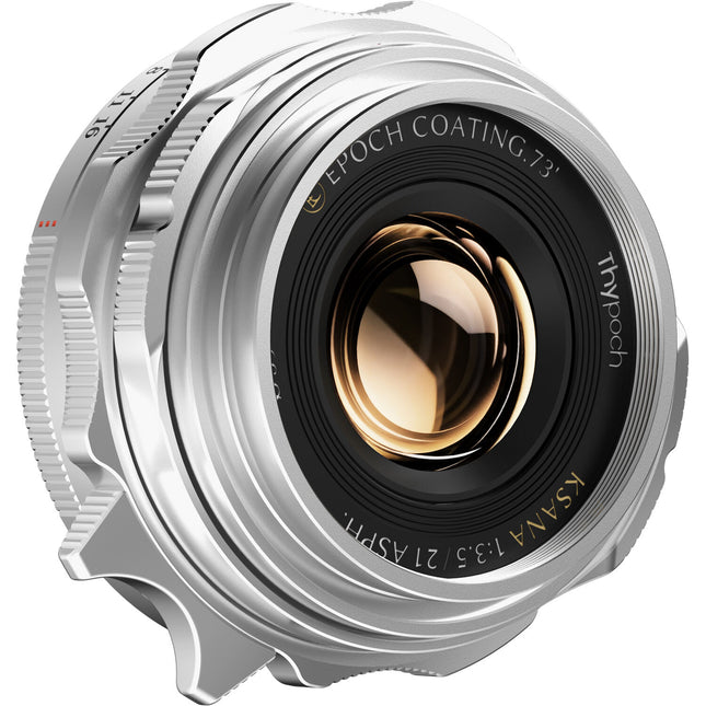 Thypoch Ksana 21mm f/3.5 ASPH Lente Gran Angular con Parasol Leica M Plata