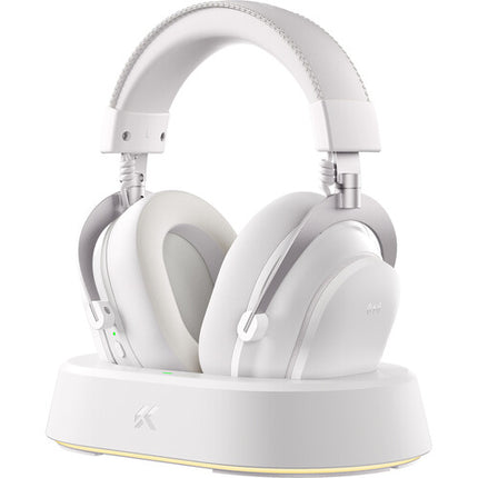 MCHOSE V9 Turbo Auriculares Gaming Inalámbricos 60mm Drivers 7.1 Surround RGB Base Magnética