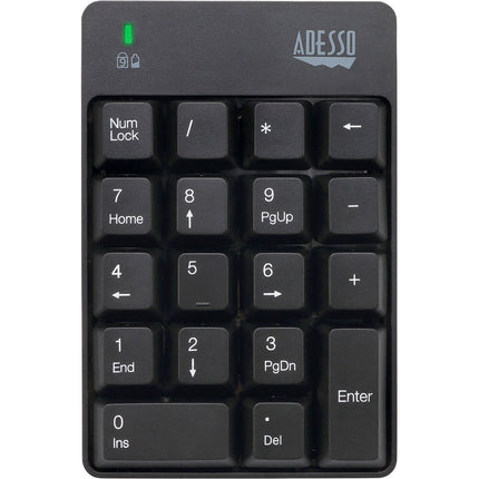 Adesso 18 Teclas Teclado Numérico Inalámbrico 2.4 GHz Compacto Silencioso