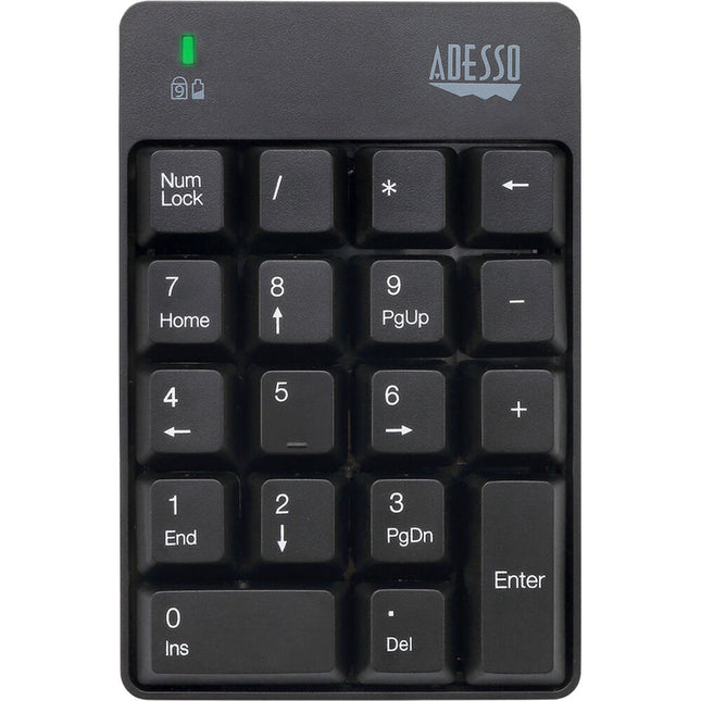 Adesso 18 Teclas Teclado Numérico Inalámbrico 2.4 GHz Compacto Silencioso