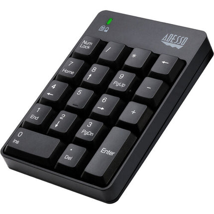 Adesso 18 Teclas Teclado Numérico Inalámbrico 2.4 GHz Compacto Silencioso