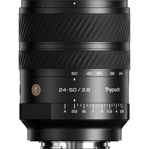 Thypoch Voyager 24-50mm f/2.8 Lente Sony E Full-Frame 67mm Filtro