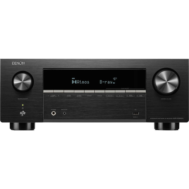Denon AVR-X3900H receptor AV red 9.4 canales 105W 6 entradas HDMI
