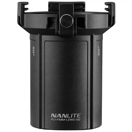 Nanlite Lente Intercambiable 50° para Proyector FM Montura con Estuche Suave