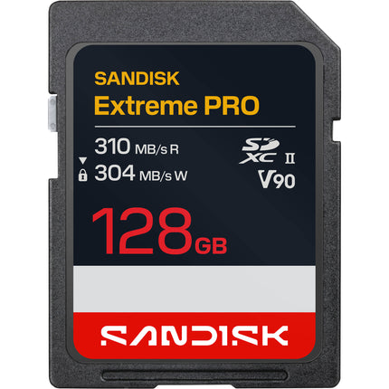 SanDisk 128GB Extreme PRO UHS-II Tarjeta de Memoria SDXC Velocidad 310MB/s Pack 2
