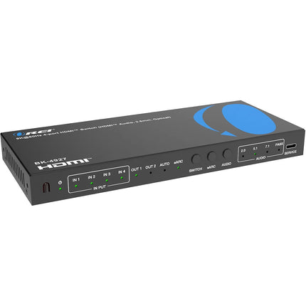 OREI 8K60 4x1 HDMI Matrix Switcher con audio extracto y eARC 8K60 UHD 4K120