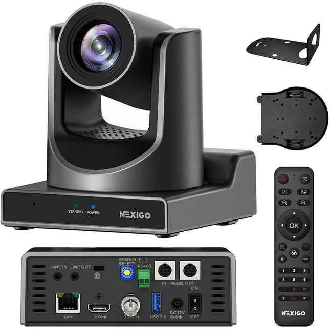 NexiGo P620 Cámara PTZ 1080p60 Zoom Óptico 20x HDMI 3G-SDI USB