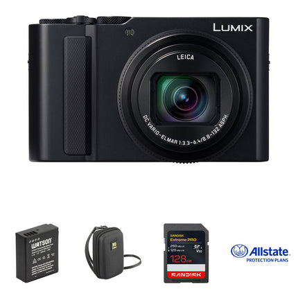 Panasonic ZS300 Cámara Digital 20.1MP 15x Zoom Kit Deluxe Negro