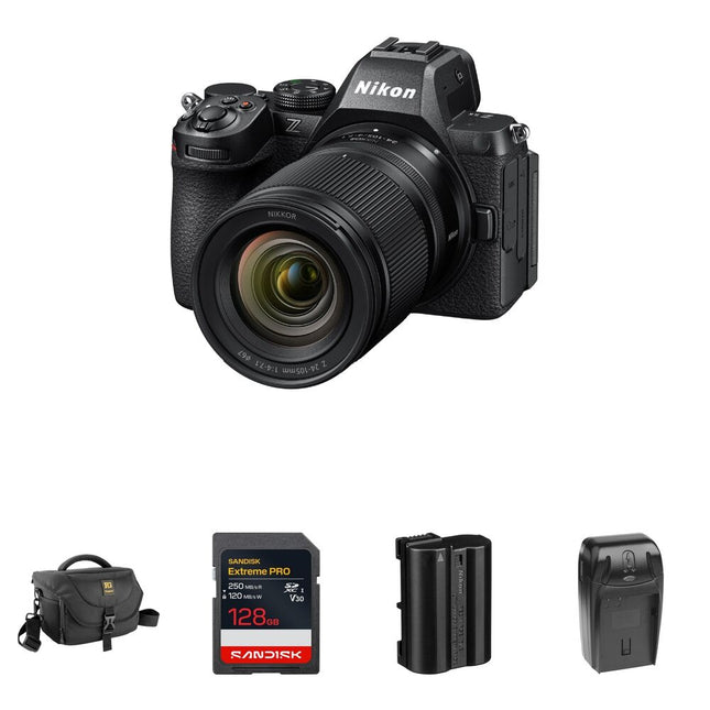 Nikon Z5 II Cámara Sin Espejo 24.5MP con Lente 24-105mm y Kit Completo