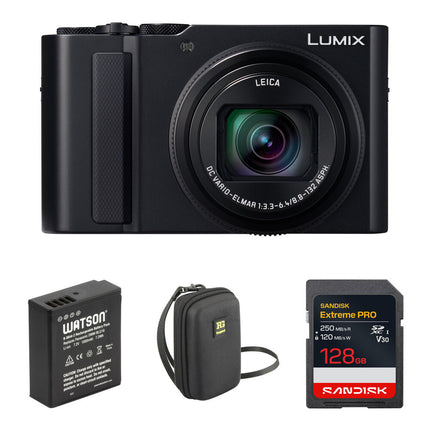 Panasonic ZS300 Cámara Digital Negro 20.1MP Zoom 15x 128GB Kit
