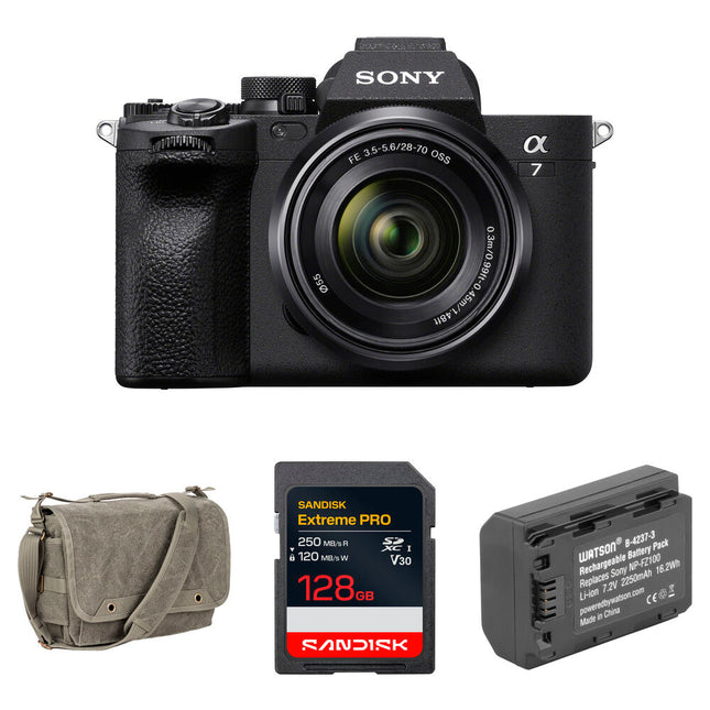 Sony a7 IV Cámara Sin Espejo 33MP Sensor 4K 60p con kit básico