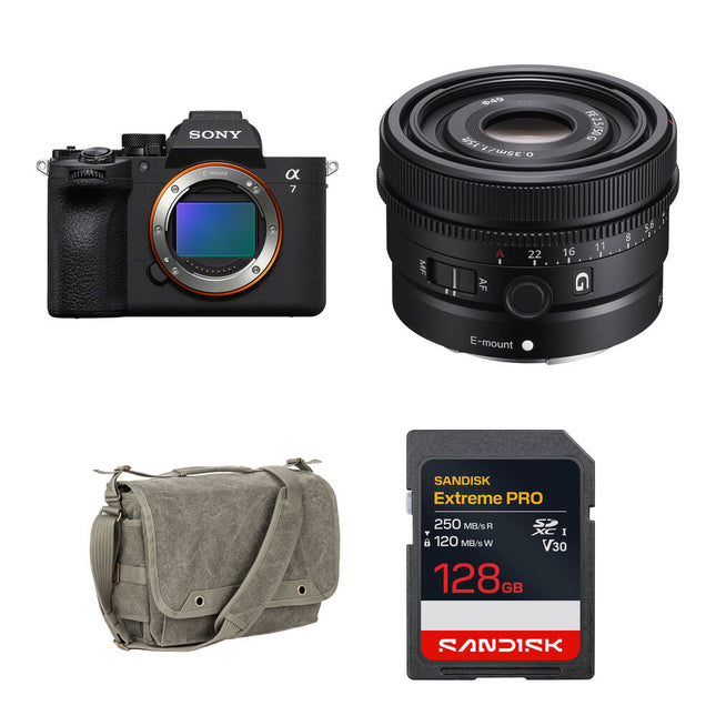 Sony a7 V Cámara Sin Espejo 33MP 4K 60p 50mm f/2.5 Kit Básico