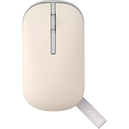 ASUS MD100 Marshmallow Ratón Inalámbrico 1600 dpi Bluetooth 5.0 con Dongle y Batería AA
