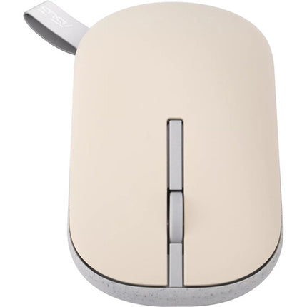 ASUS MD100 Marshmallow Ratón Inalámbrico 1600 dpi Bluetooth 5.0 con Dongle y Batería AA