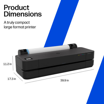 HP DesignJet 24 Pulgadas Impresora Gran Formato Inalámbrica 2400x1200 dpi con Set de Cuatro Tintas