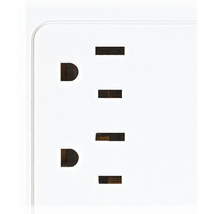 CyberPower Essential Series protector contra sobretensiones 8 tomas 2400 julios puerto USB blanco 6 pies