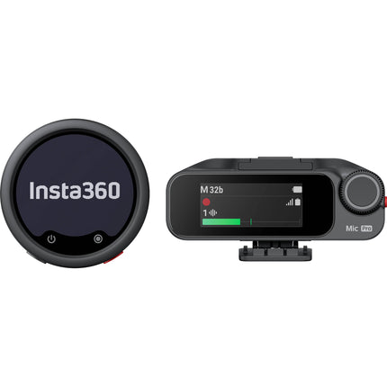 Insta360 Mic Pro Sistema Inalámbrico 2.4 GHz 1312' Alcance 10h Batería