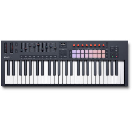 Novation FLkey 2 49 Teclas Controlador MIDI USB con 16 Pads y 9 Faders