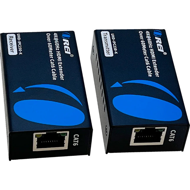 OREI Extensor HDMI 4K60 con IR hasta 230 pies con transmisor y receptor