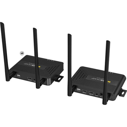 BZBGEAR Air4Kast DCI 4K60 Kit Extensor HDMI Inalámbrico 1 TX 4 RX 164'