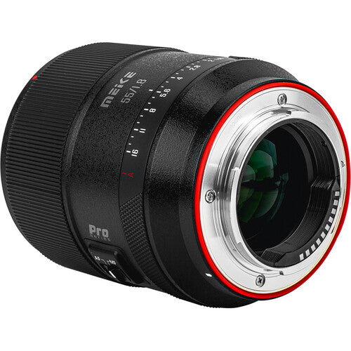 Meike 55mm f/1.8 Pro AF Lente Prime Full-Frame Distancia 1.8'