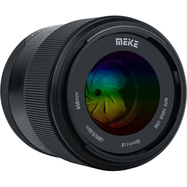 Meike 55mm f/1.8 Pro AF Lente Prime Full-Frame Distancia 1.8'