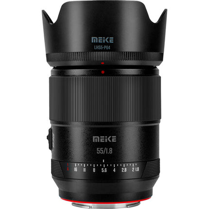 Meike 55mm f/1.8 Pro AF Lente Prime Full-Frame Distancia 1.8'