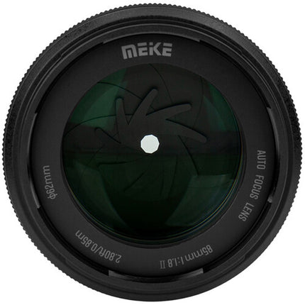 Meike 85mm f/1.8 Pro Mark II Lente para Sony E apertura rápida