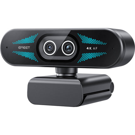 EMEET C63E Webcam Dual 4K 30 fps Sensor CMOS 1 2 8 USB-C