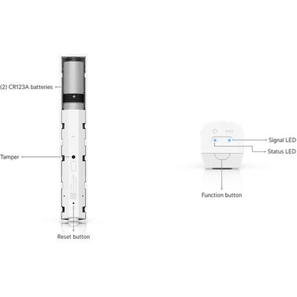 Ubiquiti UniFi Protect Sensor de Rotura de Vidrio con Detección de Movimiento y 3 Años de Batería