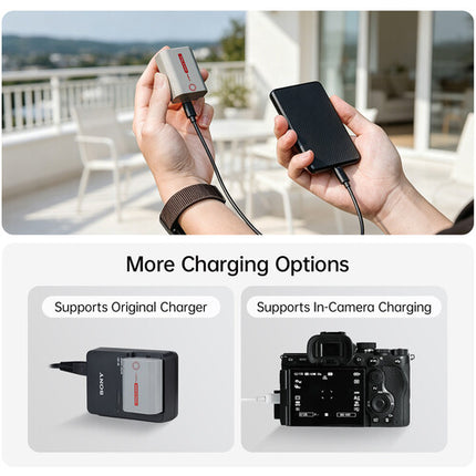 Falcam TagBatt Batería NP-FZ100 2600mAh Carga Directa USB-C Seguridad Múltiple