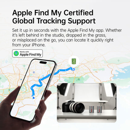 Falcam TagBatt Batería LP-E6 2600mAh USB-C con Protección y Tracking Apple