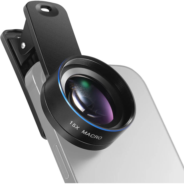 Neewer Lente Macro Clip-On 15x para Teléfono con Montura 37mm