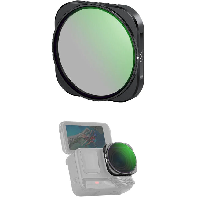 Neewer Filtro CPL Circular Polarizador para Insta360 Ace Pro y Ace Pro 2 con Estuche y Paño de Limpieza