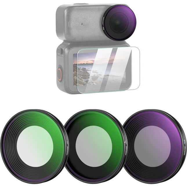Neewer ND8 CPL UV Juego de 3 Filtros para DJI Osmo Nano con Protector de Pantalla