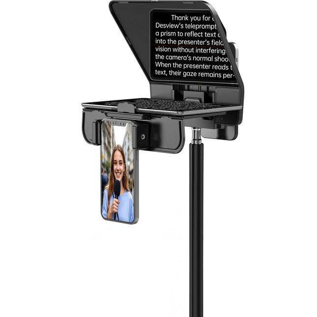 Desview T5 11" Teleprompter Plegable para Smartphone Doble Pantalla Teleprompter