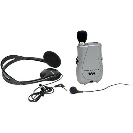 Williams Sound Pocketalker Ultra Amplificador Personal con Micrófono y Auriculares