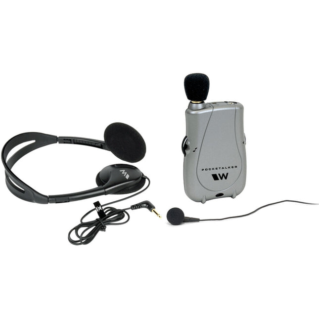 Williams Sound Pocketalker Ultra Amplificador Personal con Micrófono y Auriculares