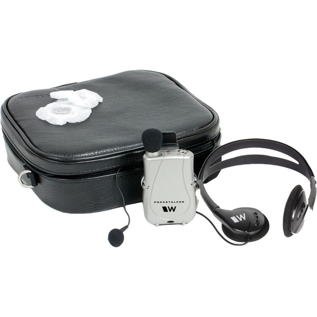 Williams Sound Basic Communication Kit Amplificador Personal Auriculares Plegables Estuche de Transporte