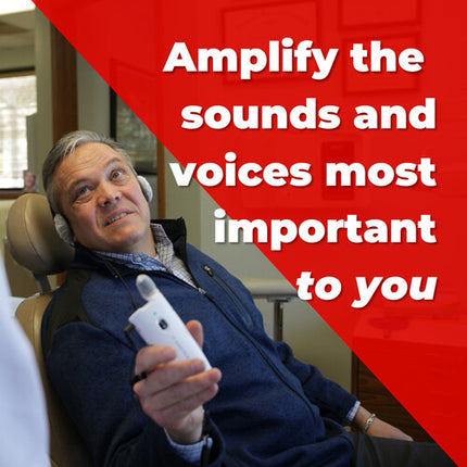 Williams Sound PKT 2.0 SYS 1 Kit de Comunicación para Pacientes Amplificador Recargable y Auriculares Estéreo