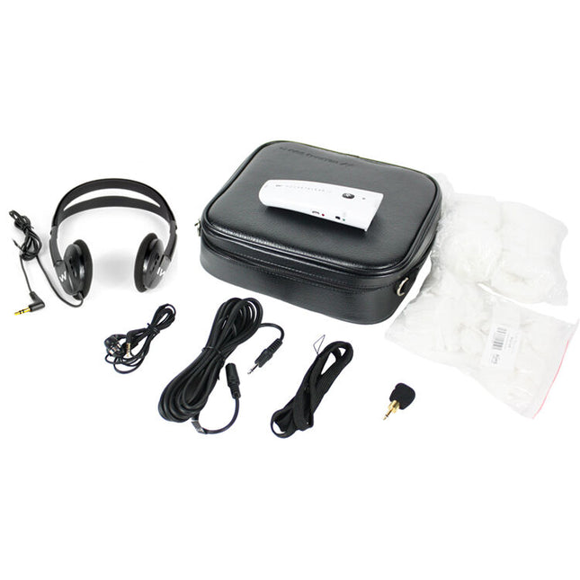 Williams Sound PKT 2.0 SYS 1 Kit de Comunicación para Pacientes Amplificador Recargable y Auriculares Estéreo