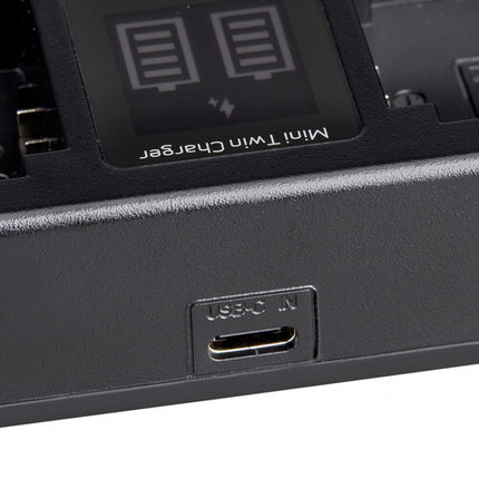 Watson Mini Twin Cargador para Baterías NP-FZ100 Carga Dual Rápida 27W